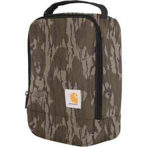 Carhartt Insulated Lunch Cooler For Men and Women, Fully Insulated Lunch Pale for Everyday Use, Carhartt Brown(Mossy Oak Bottomlands)