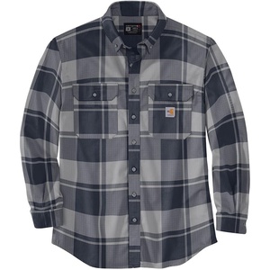 Carhartt Men’s 104507 Flame-Resistant Force® Rugged Flex® Loose(Navy/Carhartt Gray)