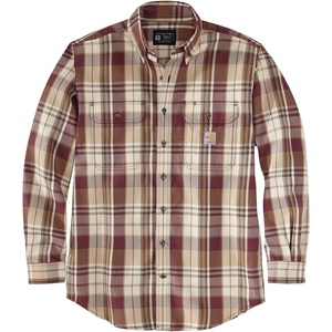 Carhartt Men’s 104507 Flame-Resistant Force® Rugged Flex® Loose(Port/Oat Milk)