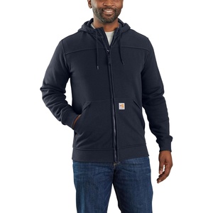 Carhartt Men’s 105010 Flame Resistant Rain Defender® Relaxed Fit Fleece(Navy)