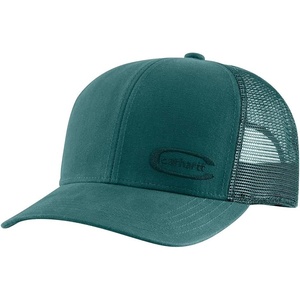 Carhartt Mens Canvas Mesh-Back Embossed Cap(Transformative Teal)