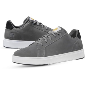 Carhartt Men’s Detroit Nano Toe Leather Work Sneaker(Medium Grey)