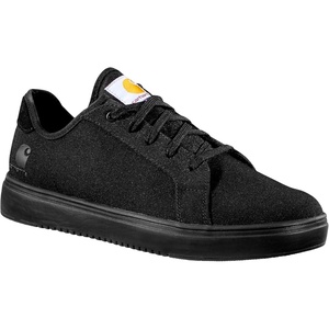 Carhartt Men’s Detroit SD Nano Toe Canvas Work Sneakers, Slip Resistant Outsole, Static Dissipative, FastDry Lining(Black)