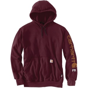 Carhartt Men’s FR Force Marquette Logo Sweatshirt(Port)