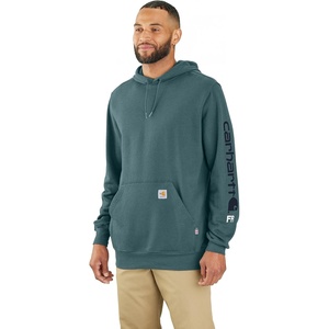 Carhartt Men’s FR Force Marquette Logo Sweatshirt(Sea Pine)