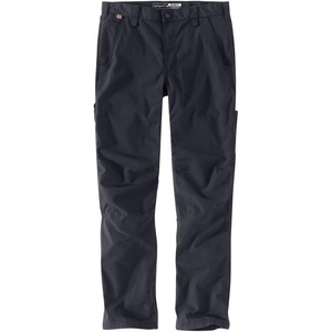 Carhartt Men’s FR Relaxed Straight Force Ripstop Dungaree Pants(Deep Navy)