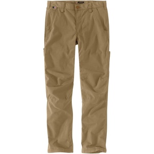 Carhartt Men’s FR Relaxed Straight Force Ripstop Dungaree Pants(Klondike Khaki)