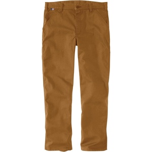 Carhartt Men’s FR Relaxed Straight Rugged Flex Duck Dungaree(Carhartt Brown)