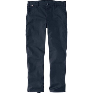 Carhartt Men’s FR Relaxed Straight Rugged Flex Duck Dungaree(Navy)