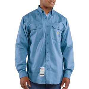 Carhartt Men’s FR Twill LS Shirt(Light Blue)