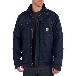 Carhartt Men’s Flame Resistant Full Swing® Relaxed Fit Quick Duck Insulated Coat(Dark Navy)