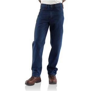 Carhartt Men’s Flame Resistant Relaxed Fit 5-Pocket Jean(Denim)