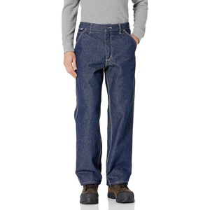 Carhartt Men’s Flame Resistant Signature Denim Dungaree(Classic Dark)
