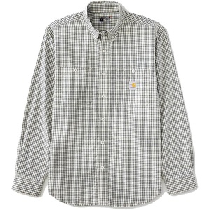 Carhartt Men’s Fr Force Sun Defender™ Ls Plaid Shirt(Steel/Malt)