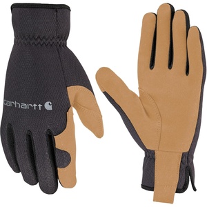 Carhartt Men’s GD0794M High Dexterity Open Cuff Glove(Black Barley)
