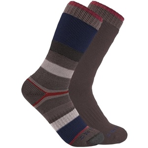 Carhartt Men’s Heavyweight Crew Sock (2-Pack)(Assorted 2 Brick)