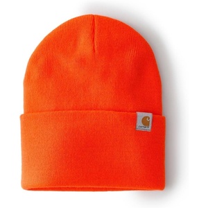 Carhartt Men’s Knit Cuffed Beanie 104597(Brite Orange)