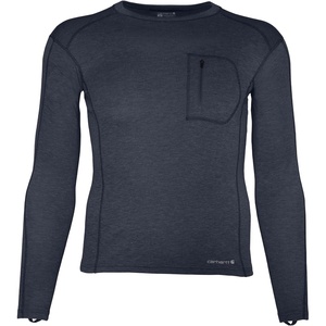 Carhartt Men’s MBL110 Base Force® Heavyweight Base Layer Crew(Navy Heather)