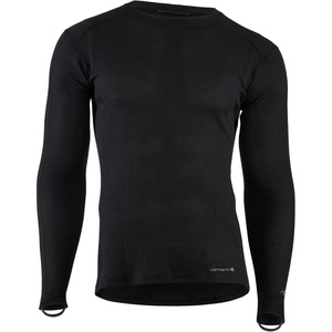 Carhartt Men’s MBL113 Base Force® Midweight Base Layer Classic Crew(Black)
