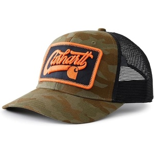 Carhartt Men’s Ripstop Mesh-Back Camo Cap(Army Green Camo)