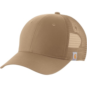 Carhartt Men’s Rugged Professional Series Canvas Mesh-Back Cap(Dark Khaki Closeout)