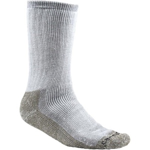 Carhartt Men’s SB7672M Midweight Steel Toe Boot Sock 2-Pack(Carhartt Heather Grey)