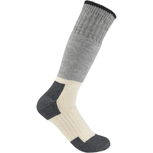 Carhartt Men’s SB9110M Arctic Heavyweight Merino Wool Blend Boot Sock(Heather Black)
