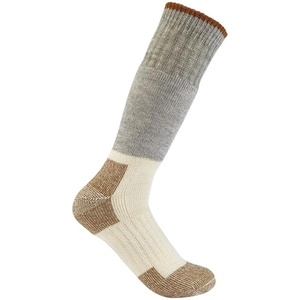 Carhartt Men’s SB9110M Arctic Heavyweight Merino Wool Blend Boot Sock(Heather Grey)