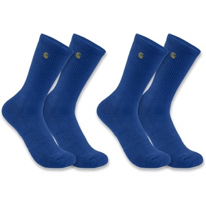 Carhartt Men’s SC2252M Force® Midweight Crew Sock 2-Pack(Dark Horizon Blue)