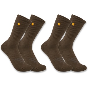 Carhartt Men’s SC2252M Force® Midweight Crew Sock 2-Pack(Tarmac)