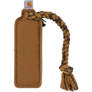 Carhartt Pet Training Tools, Rugged Dog Tool for Tug, Fetch and Play, Field Dog Training Pull (Carhartt Brown)(Bumper Compressed Flet (Carhartt Brown))