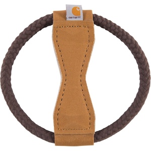 Carhartt Pet Training Tools, Rugged Dog Tool for Tug, Fetch and Play, Field Dog Training Pull (Carhartt Brown)(Firm Duck Wheel Dog Pull (Carhartt Brown))