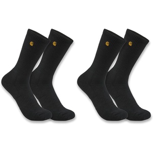 Carhartt Women’s Force Midweight Crew Sock 2 Pack(Black)
