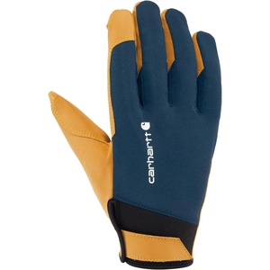 Carhartt Women’s GD0902W Durable Water Repellent High Dexterity Glove(Dark Tranquil Blue/Barley)