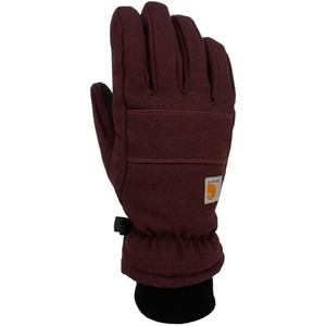Carhartt Women’s GL0781W Women’s Insulated Duck/Synthetic Leather Knit Cuff Glo(Deep Wine)