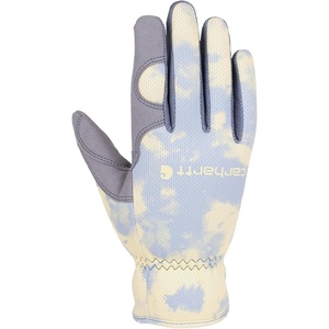 Carhartt Women’s High Dexterity Open Cuff Glove(Blue Auro Camo/Grey)