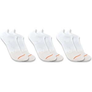 Carhartt Women’s Midweight No Show Sock 3 Pack(White)