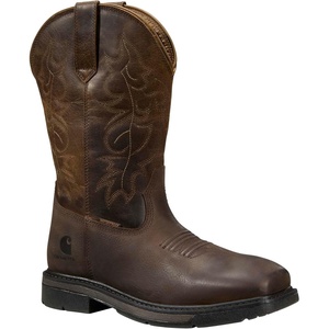 Carhartt Women’s Montana 11″ Waterproof Nano Square Toe Wellington Work Boot(Dark Brown)