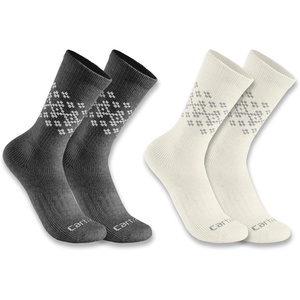 Carhartt Women’s SC9642W Women’s Midweight Synthetic-Wool Blend Fairisle Crew S(Assorted 01 Charcoal)
