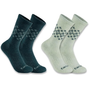 Carhartt Women’s SC9642W Women’s Midweight Synthetic-Wool Blend Fairisle Crew S(Assorted 04)