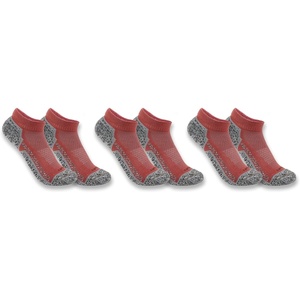 Carhartt Women’s SL6403W Women’s Force® Midweight Low Cut Sock 3-Pack(Apple Butter)