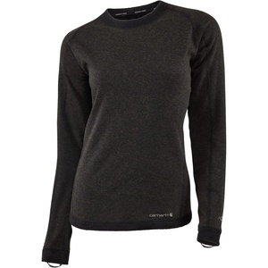 Carhartt Women’s UH0180W Women’s Force® Heavyweight Synthetic Wool-Blen(Black Heather)