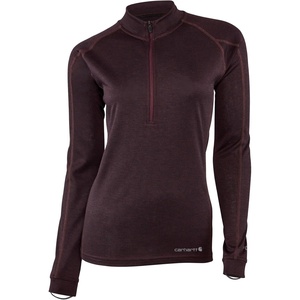 Carhartt Women’s WBL133 Women’s Base Force® Heavyweight Poly-Wool Quart(Blackberry Heather)