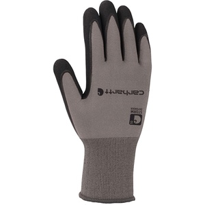 Carhartt mens Storm Defender Thermal-lined Nitrile Glove(Grey)