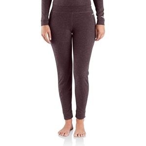 Carhartt womens Base Force Heavyweight Polyester-wool Base Layer Bottom(Deep Wine Heather)