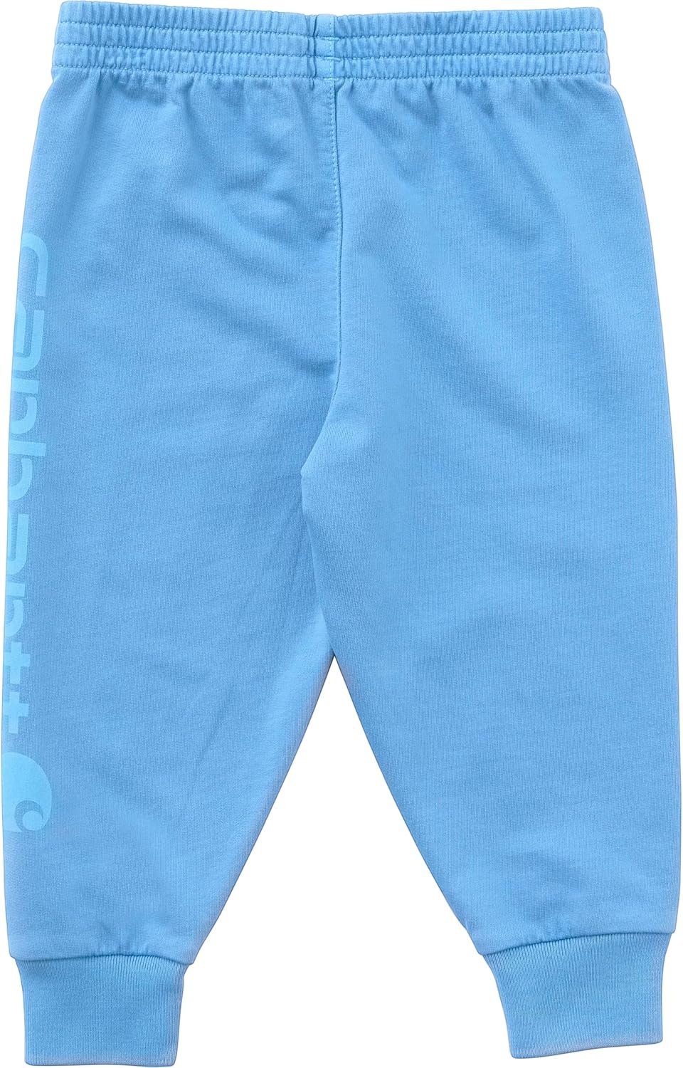 image:imageCarhartt Boys Elastic Waistband ReEngineered Garment Dye Logo SweatpantsAzure Blue