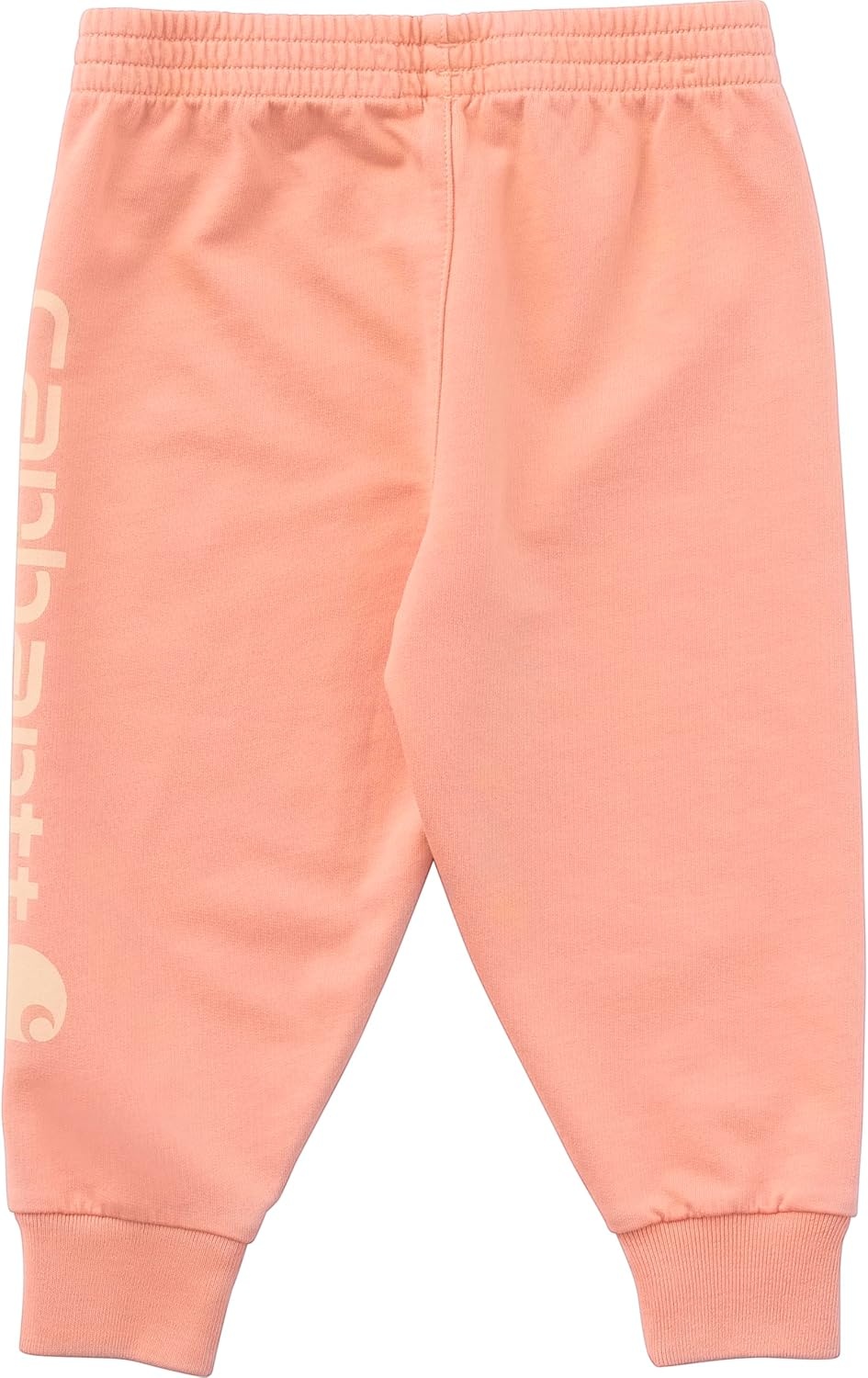 image:imageCarhartt Boys Elastic Waistband ReEngineered Garment Dye Logo SweatpantsPeach Pink