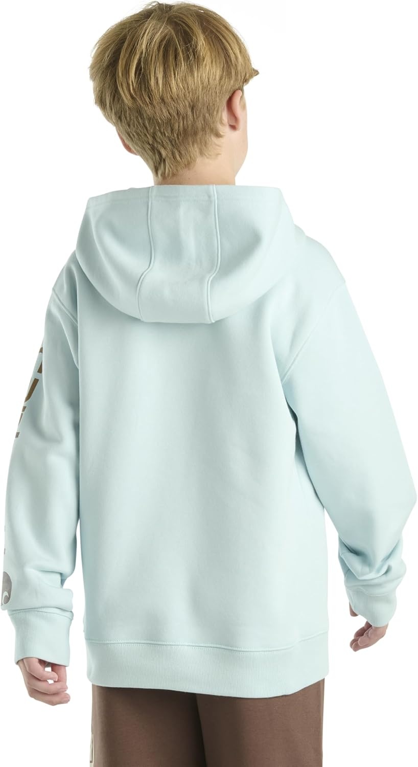 image:imageCarhartt Boys Pullover Hooded SweatshirtCoronet Blue