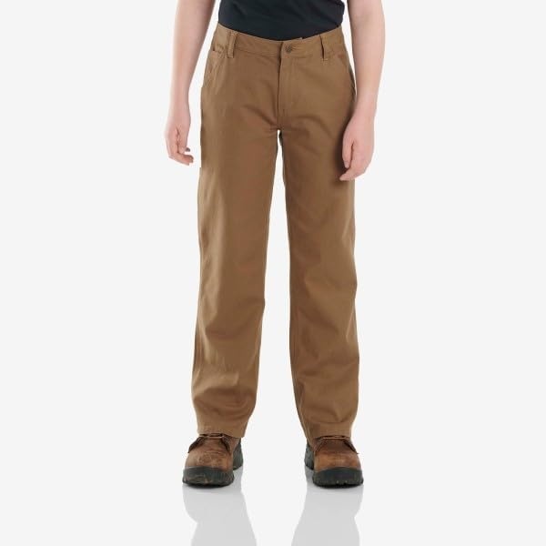image:imageCarhartt Boys Rugged Flex Canvas Utility Work PantCanyon Brown