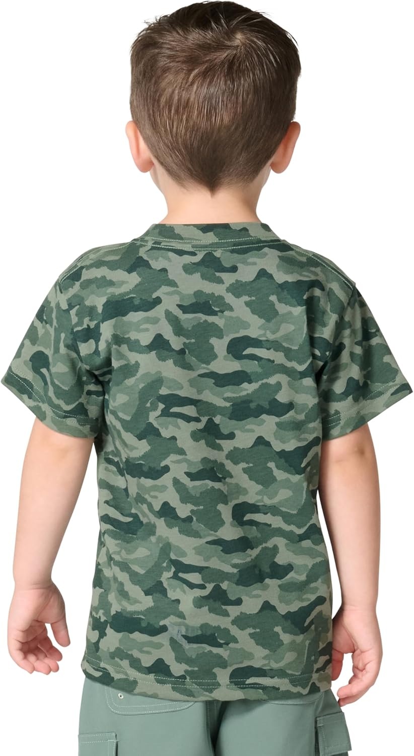 image:imageCarhartt Boys Short Sleeve Camo Print TShirtGreen Camo